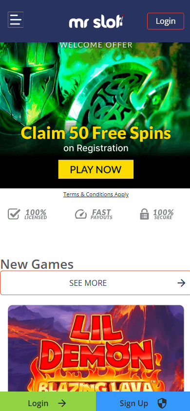 MrSlot_Casino_homepage_mobile