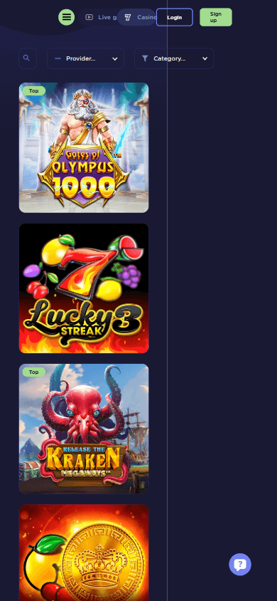 Kraken_Casino_game_gallery_mobile