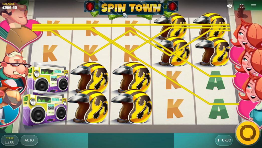 Spin Town Wild symbols waiting