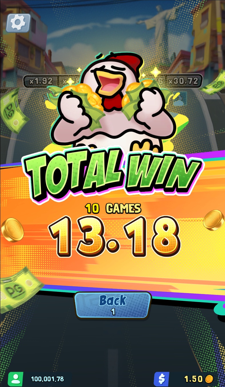 Chicky Run game - payout