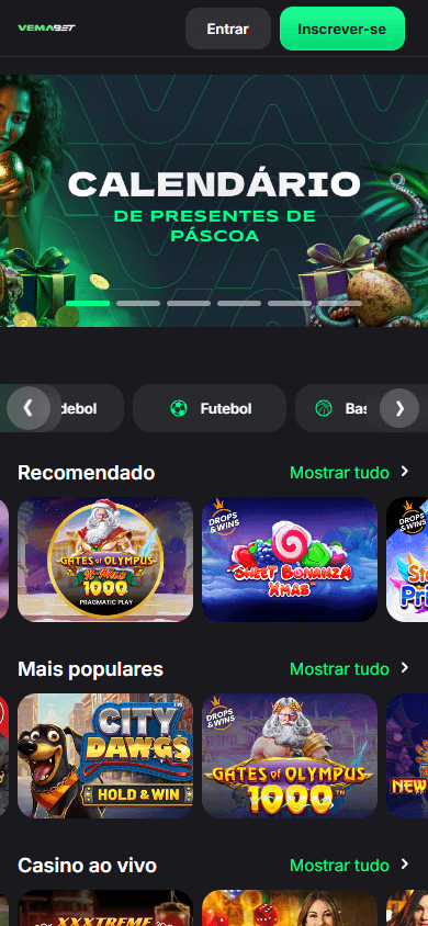 Vemabet_Casino_homepage_mobile