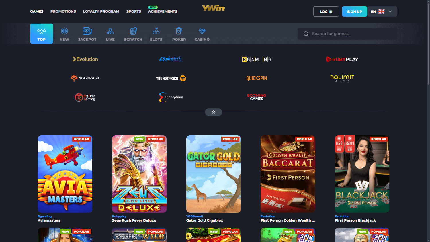 Y_Win_Casino_game_gallery_desktop