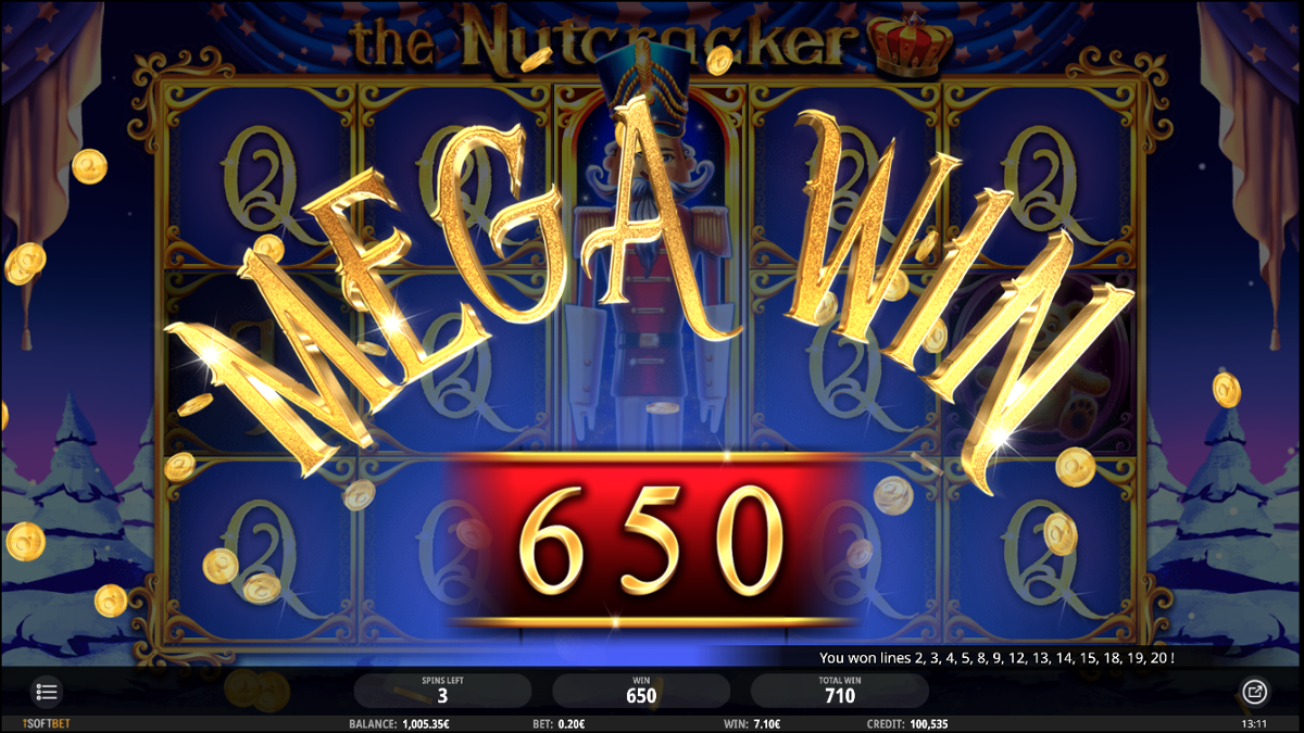 The Nutcracker slot mega win