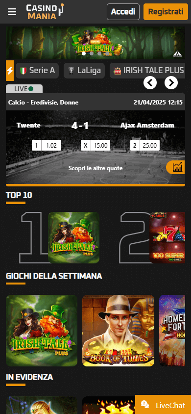 CasinoMania_homepage_mobile
