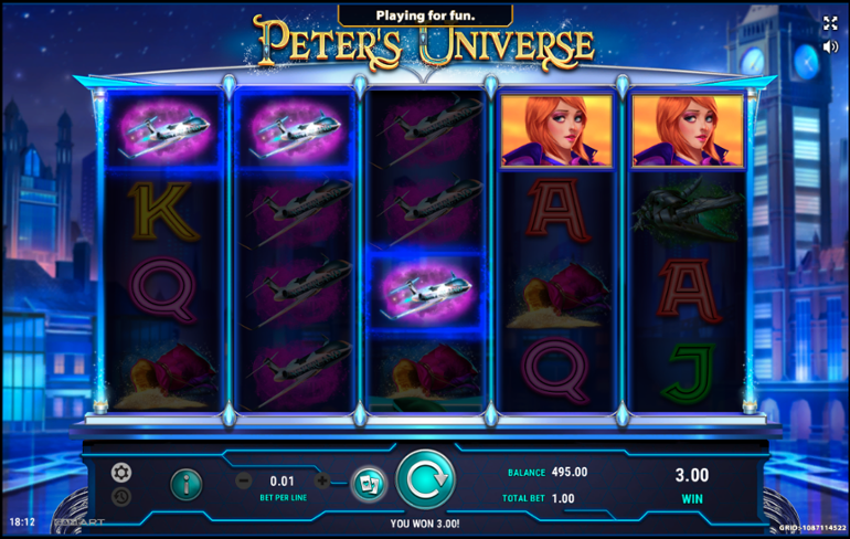 Peter's Universe slot win