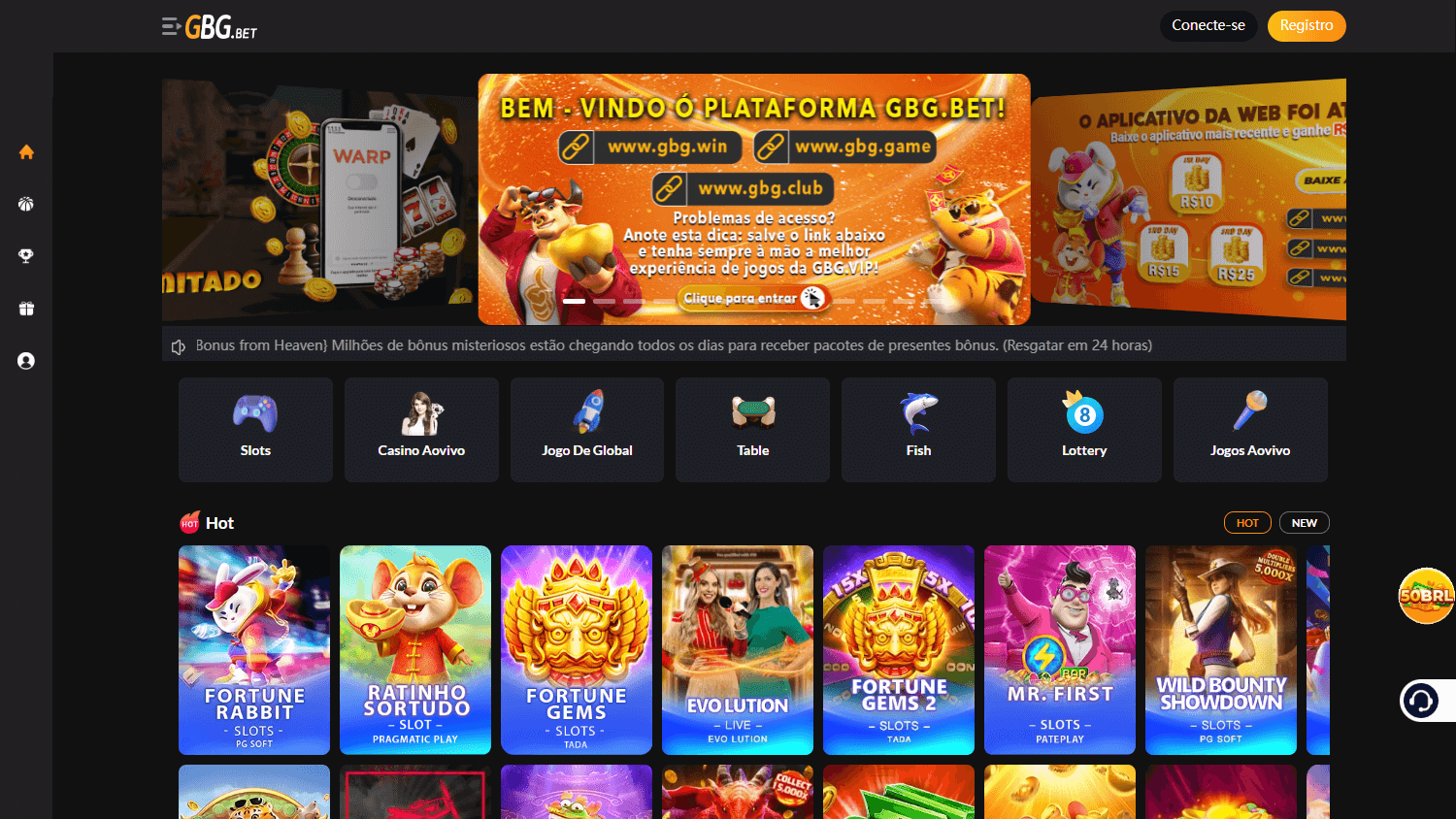 globalbet_casino_homepage_desktop