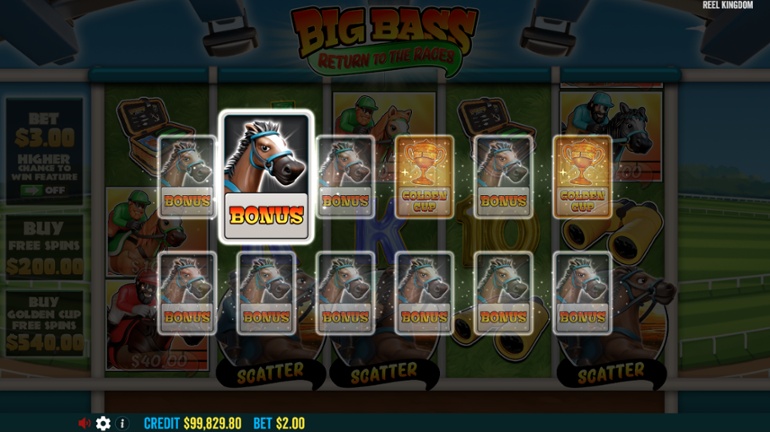 Big Bass Return To The Races - Free Spins Bonus