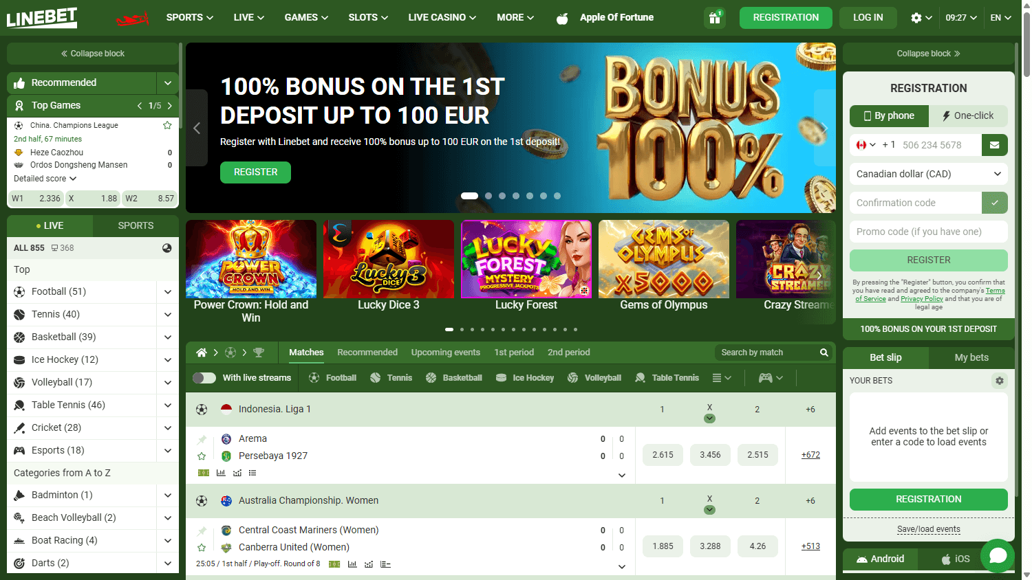 linebet_casino_homepage_desktop