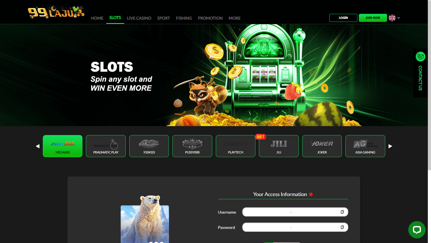 99laju_casino_game_gallery_desktop