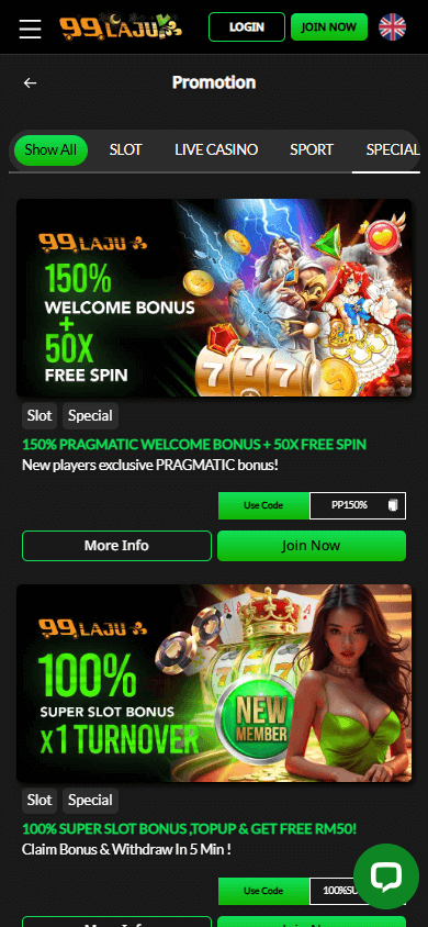 99laju_casino_promotions_mobile