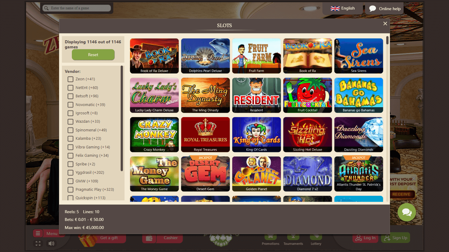 Zeon_Casino_game_gallery_desktop