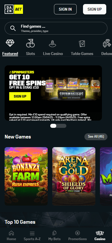 DAZN_Bet_Casino_game_gallery_mobile