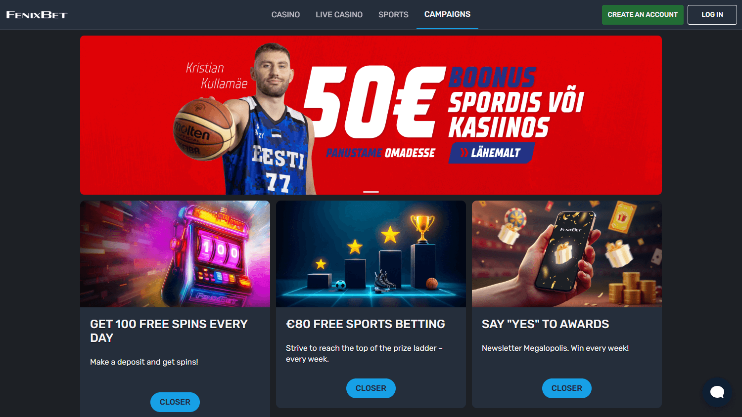 Fenixbet_Casino_promotions_desktop
