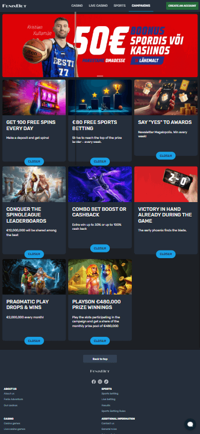 Fenixbet_Casino_promotions_mobile