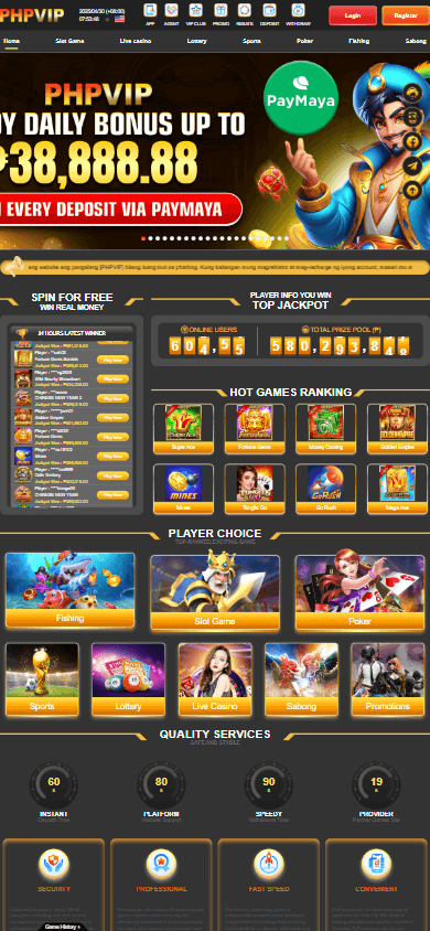 PHPVIP_Casino_homepage_mobile