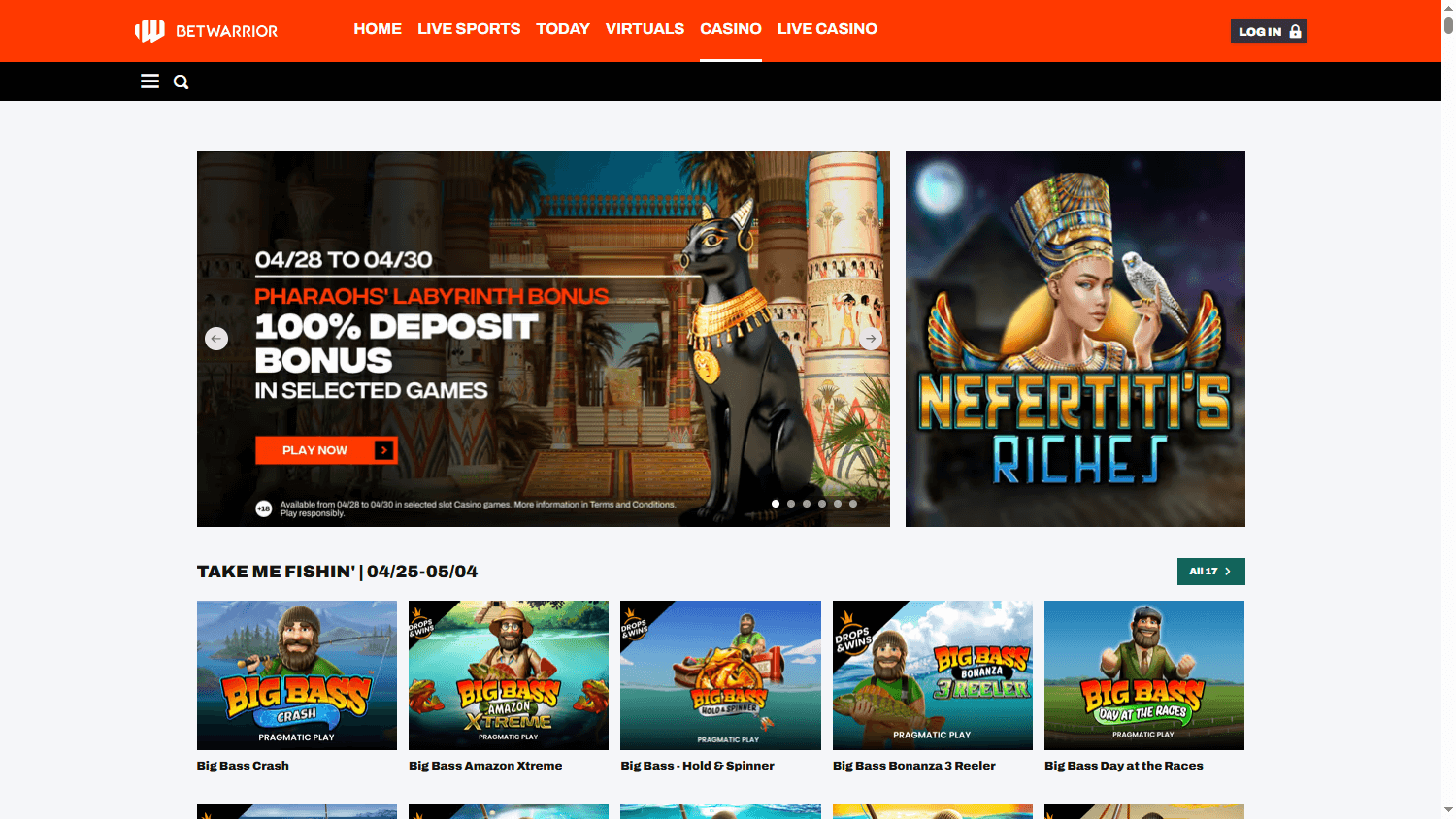 BetWarrior_Casino_game_gallery_desktop