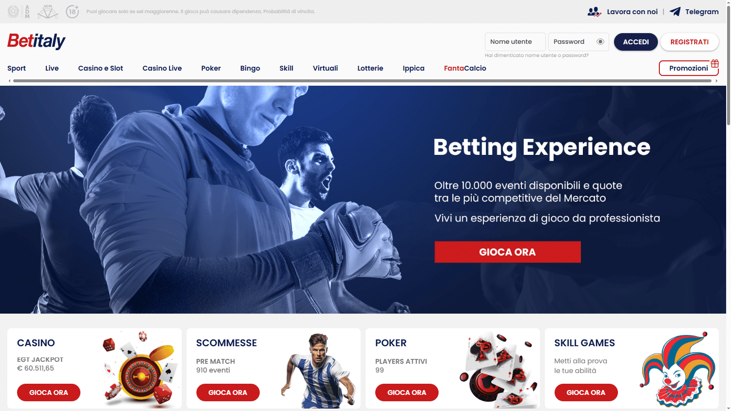 Betitaly_Casino_homepage_desktop