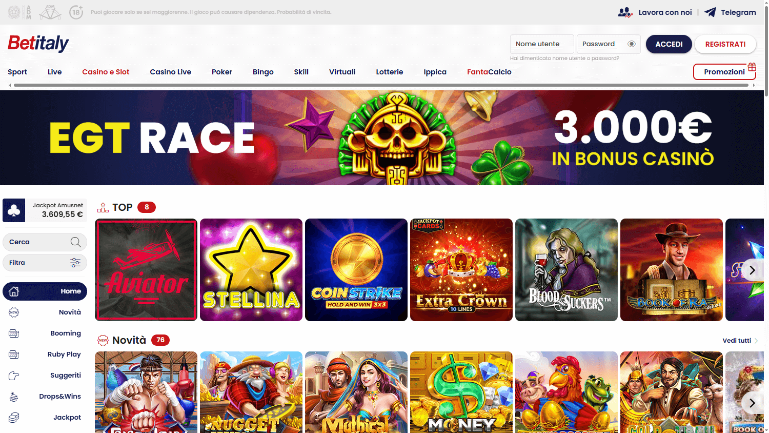 Betitaly_Casino_game_gallery_desktop