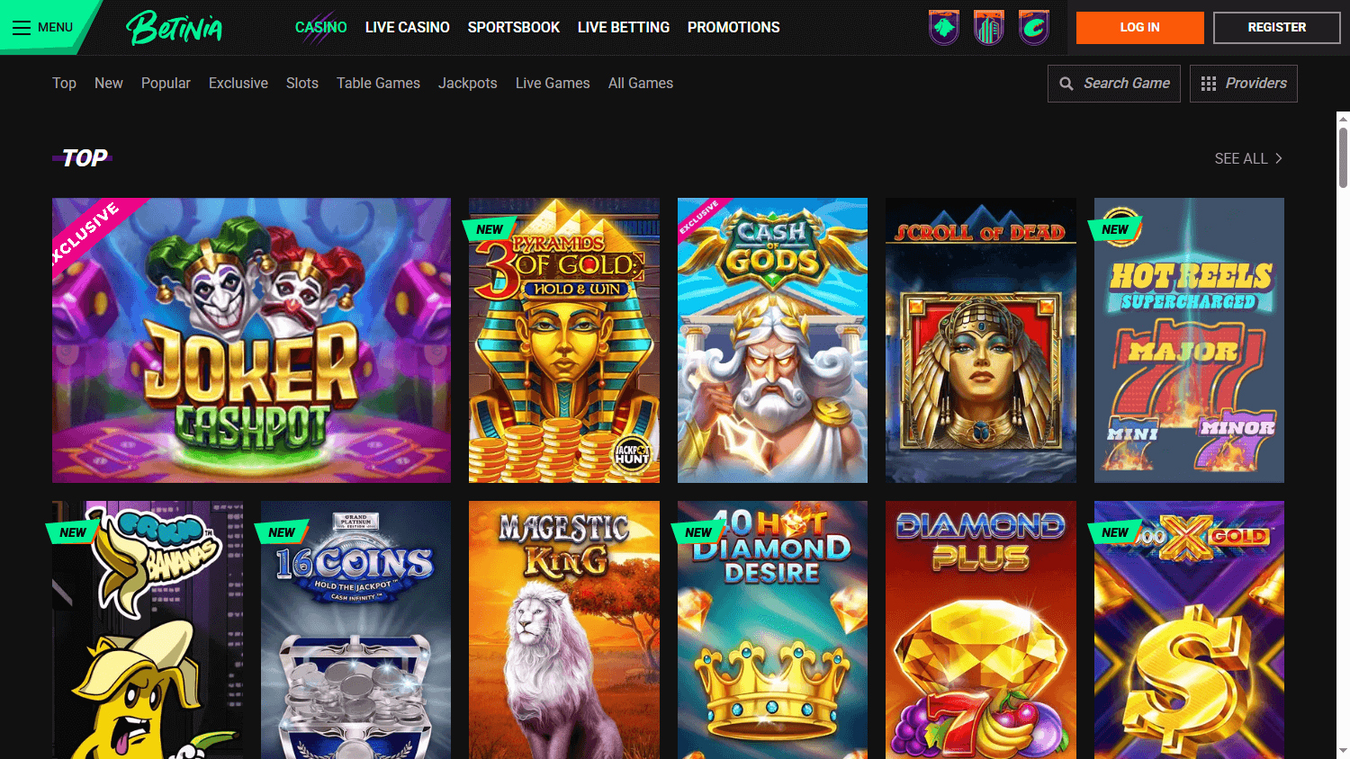 Betinia_Casino_game_gallery_desktop