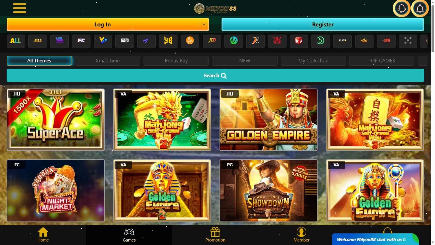 Milyon88_Casino_game_gallery_desktop