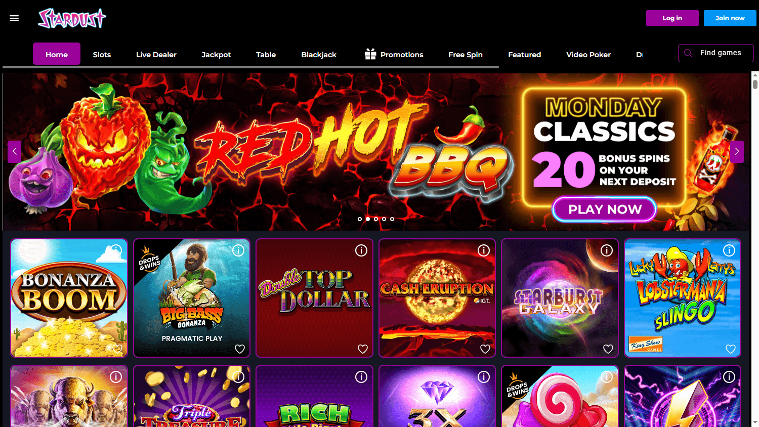 Stardust_Casino_Ontario_homepage_desktop