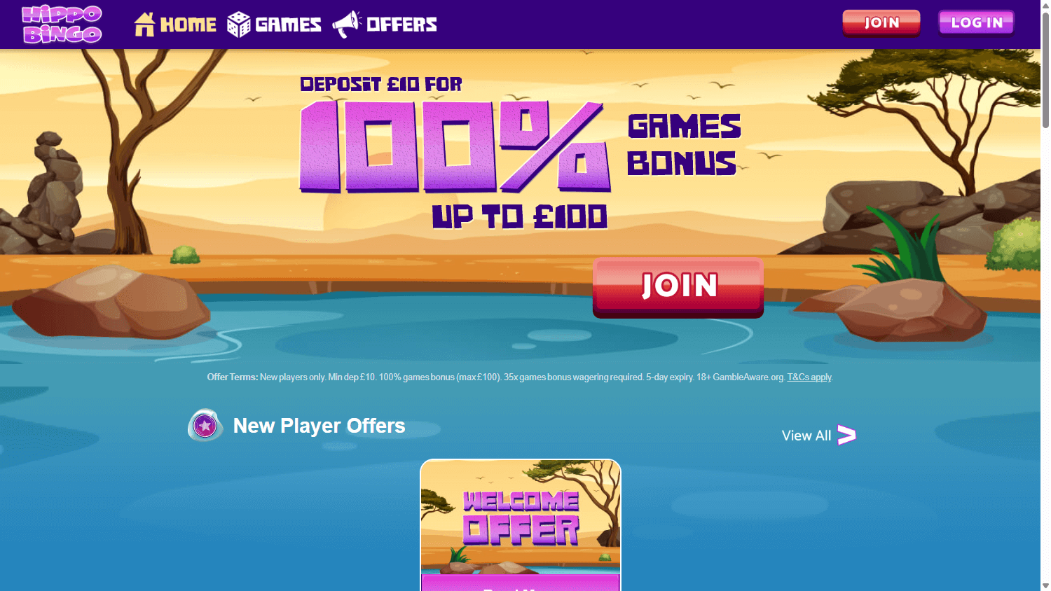 hippo_bingo_casino_homepage_desktop