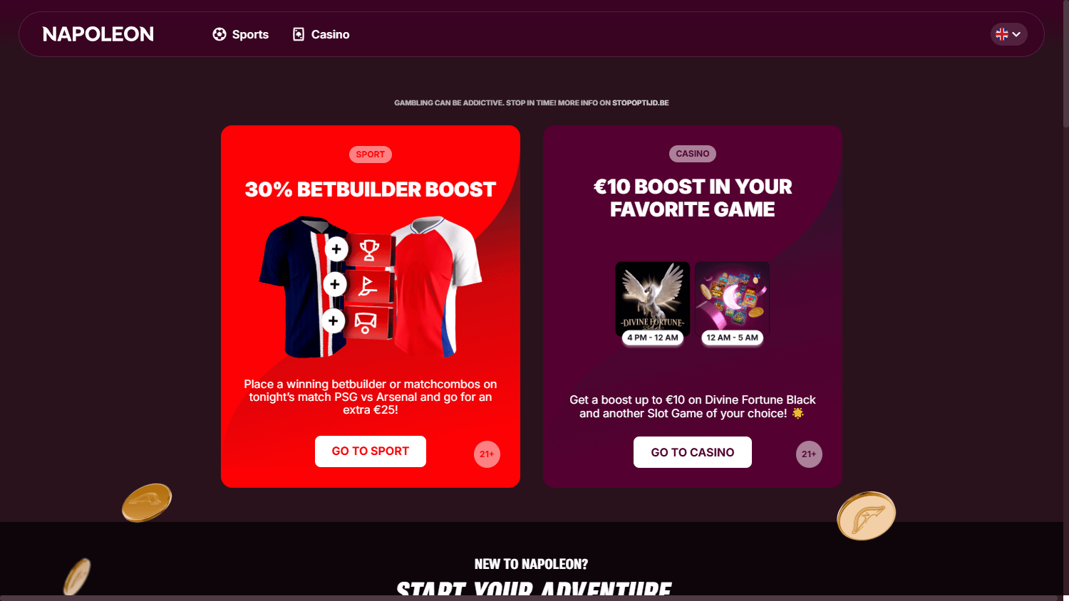 napoleon_sports_&_casino_homepage_desktop