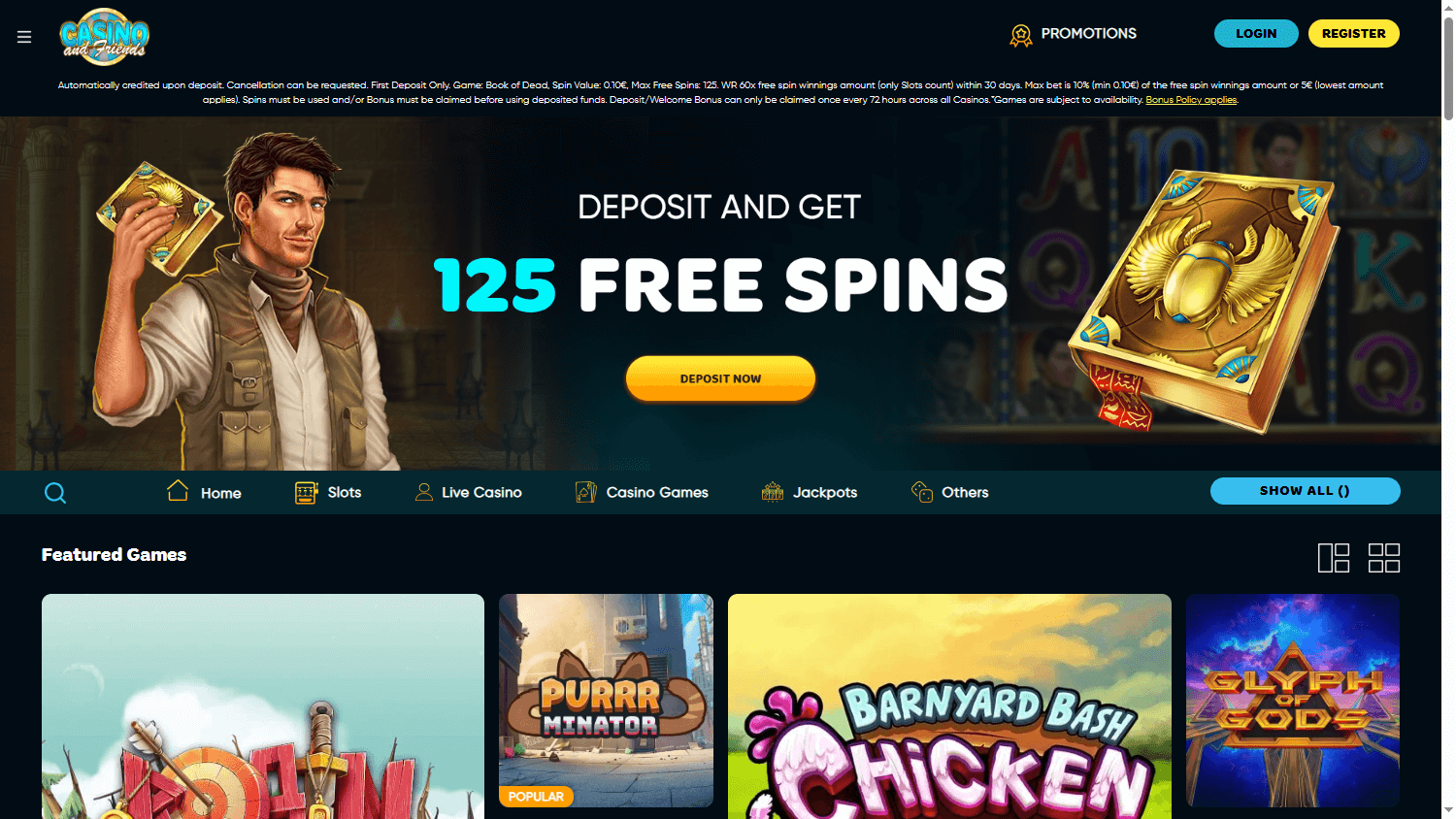 CasinoandFriends_Casino_homepage_desktop