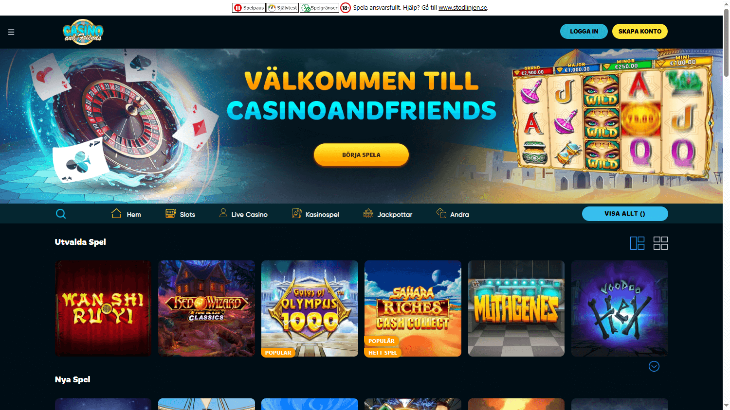 CasinoandFriends_Casino_SE_homepage_desktop