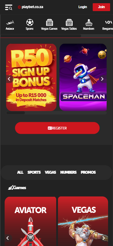 Playbet_Casino_homepage_mobile