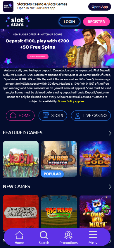 slotstars_casino_homepage_mobile