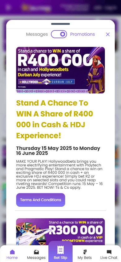 hollywoodbets_casino_za_promotions_mobile