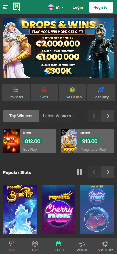 nitrowinner_casino_homepage_mobile