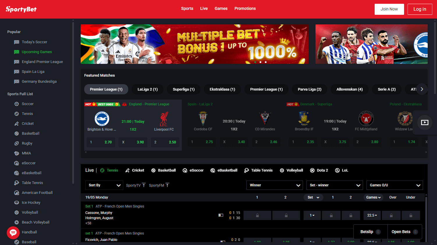 sportybet_casino_za_homepage_desktop