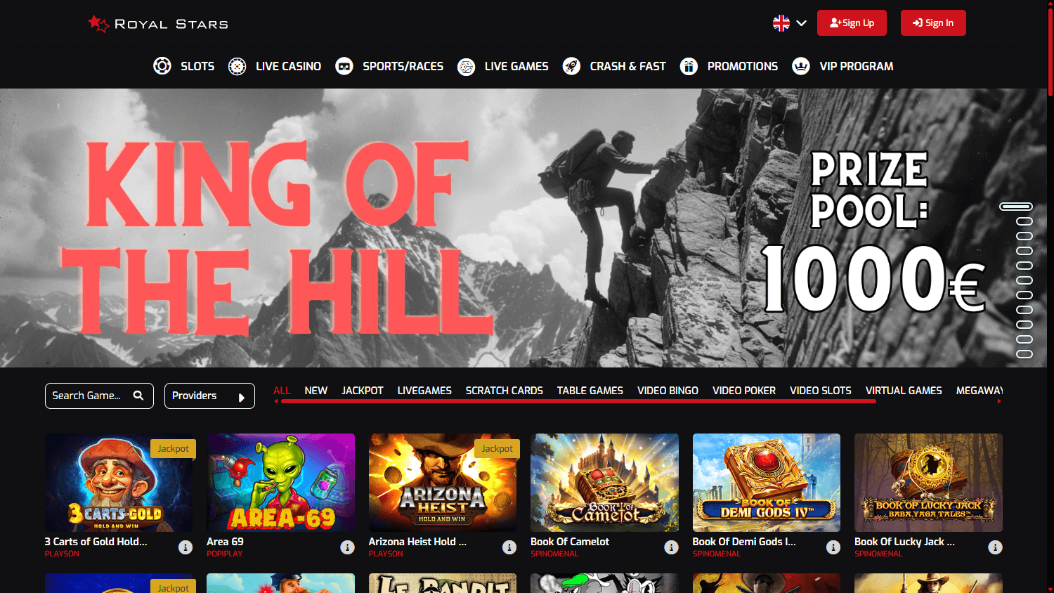 royal_stars_casino_homepage_desktop