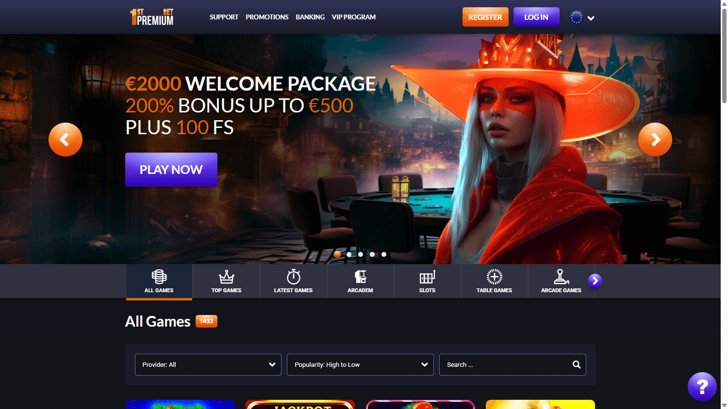 first_premium_bet_casino_homepage_desktop