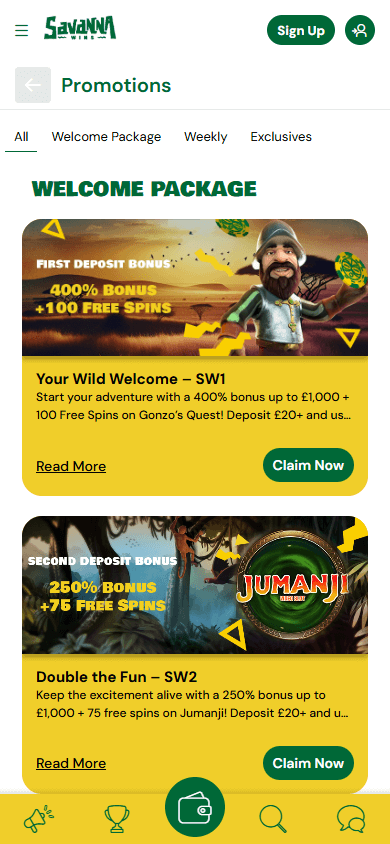 savanna_wins_casino_promotions_mobile