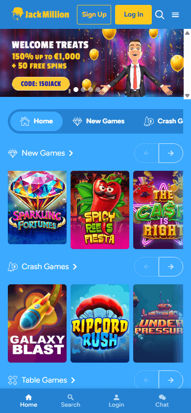 jackmillion_casino_homepage_mobile