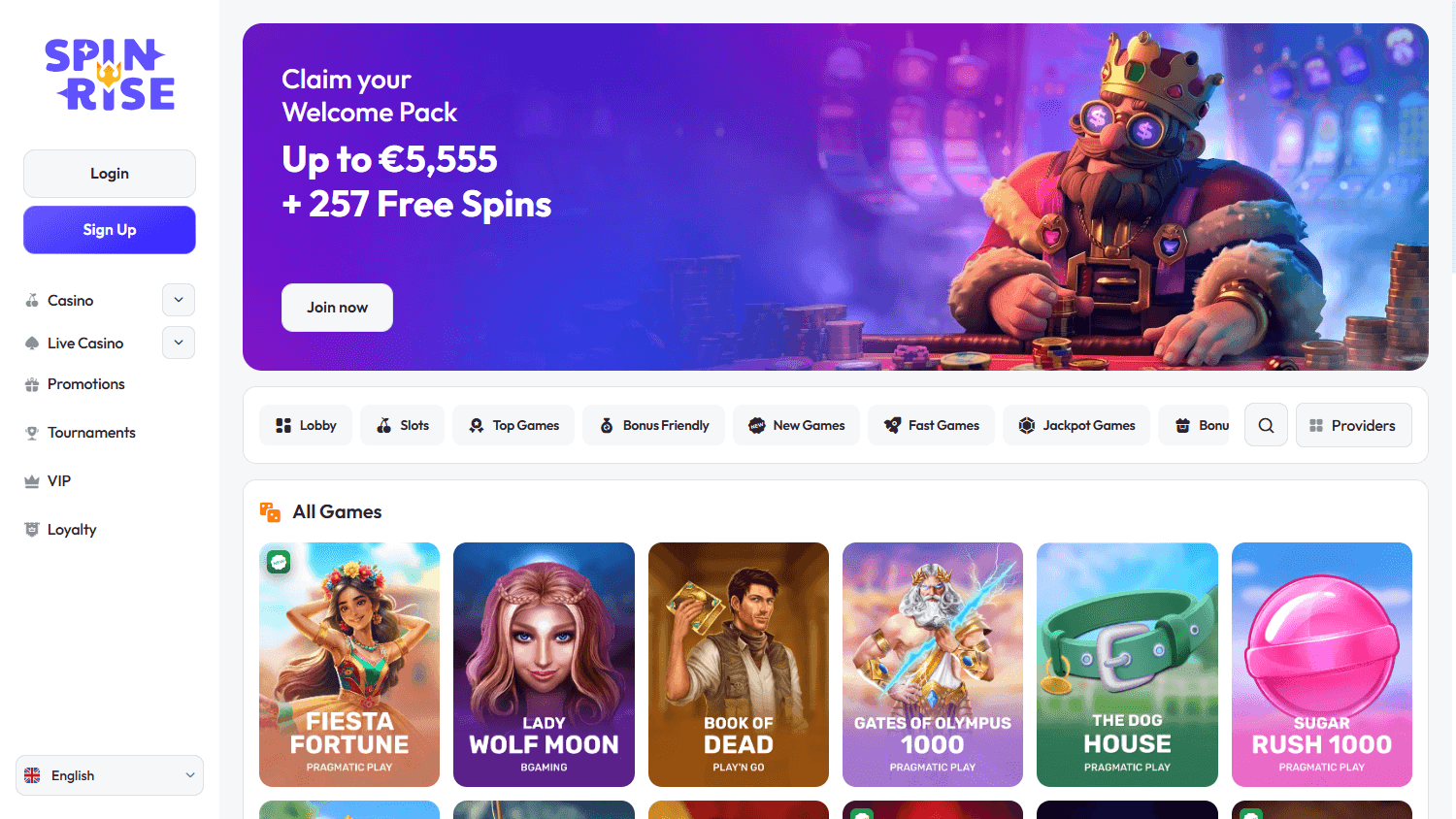 spinrise_casino_game_gallery_desktop