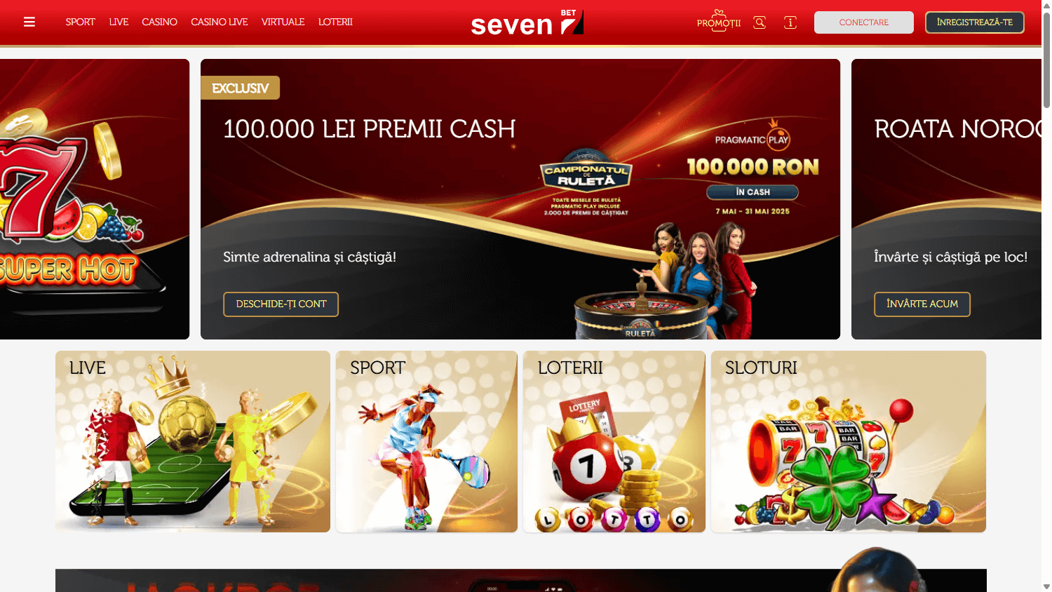 Seven.ro_Casino_homepage_desktop