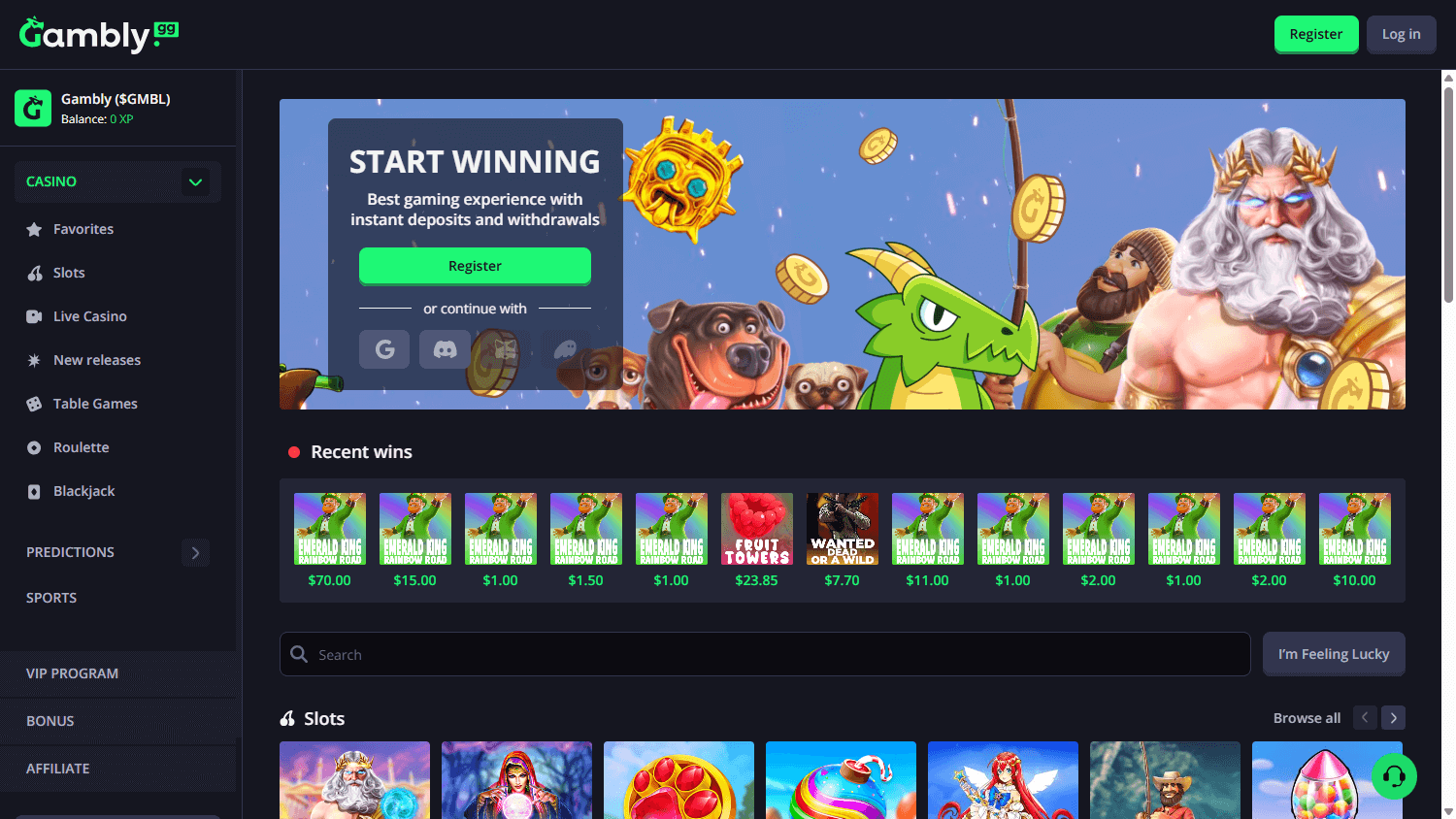 Gambly_Casino_homepage_desktop