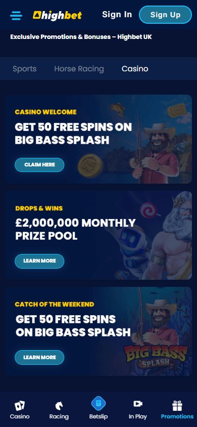 highbet_casino_promotions_mobile