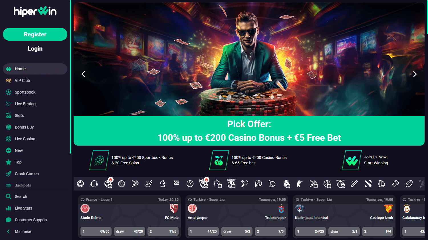 Hiperwin_Casino_homepage_desktop