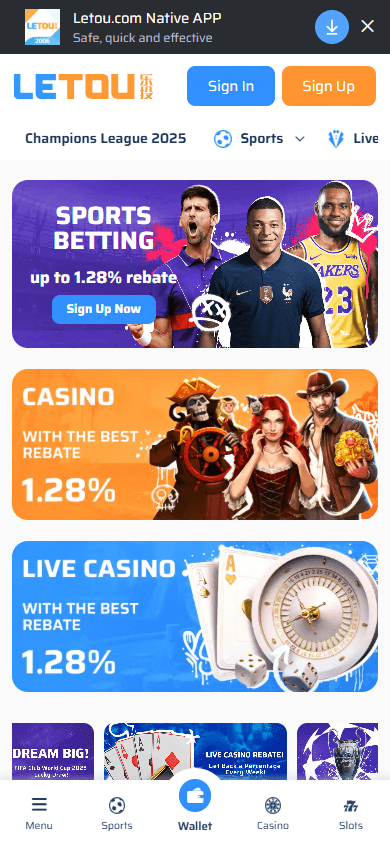letou_casino_homepage_mobile