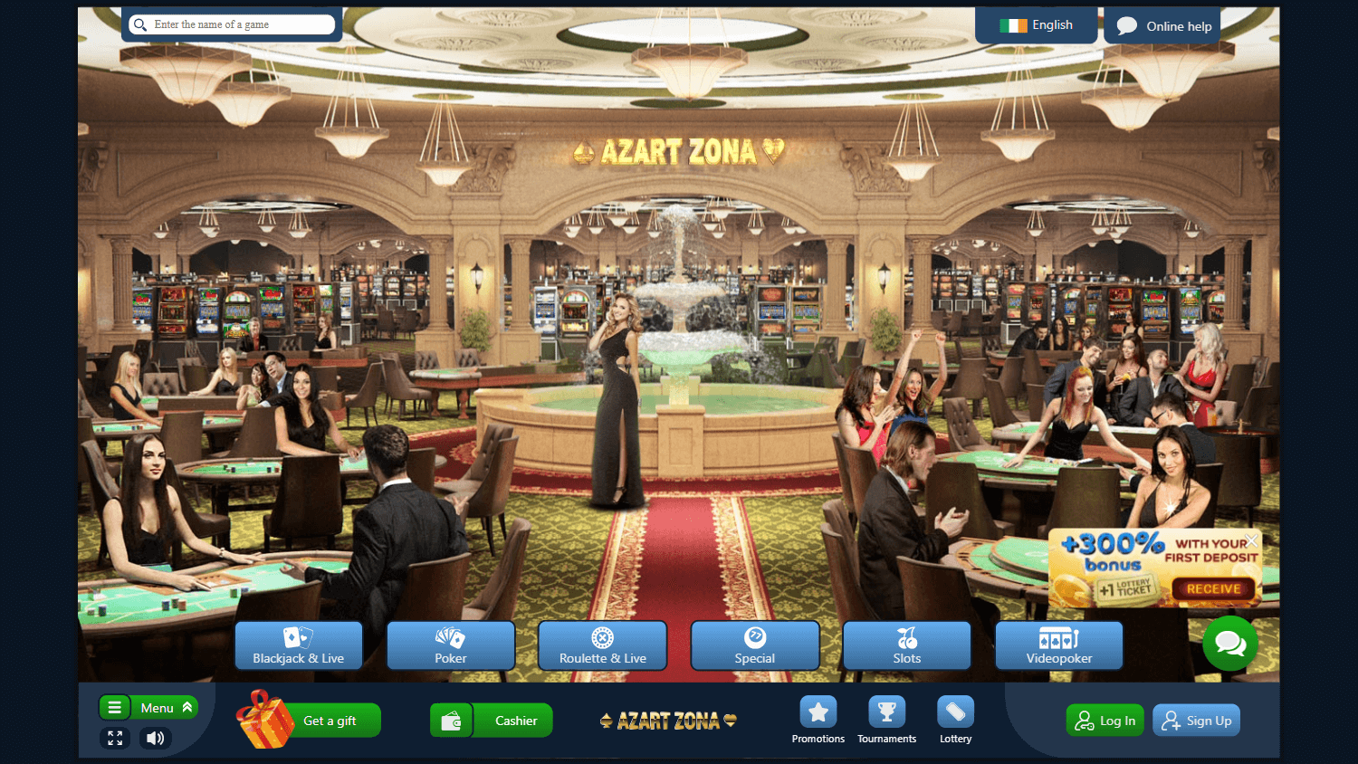 Azart_Zona_Casino_homepage_desktop