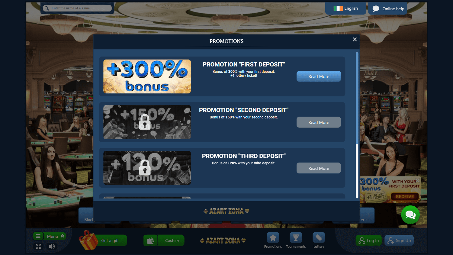 Azart_Zona_Casino_promotions_desktop