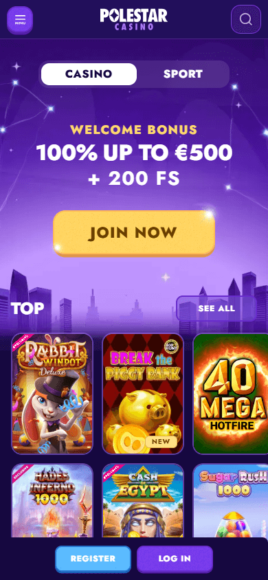 Polestar_Casino_homepage_mobile