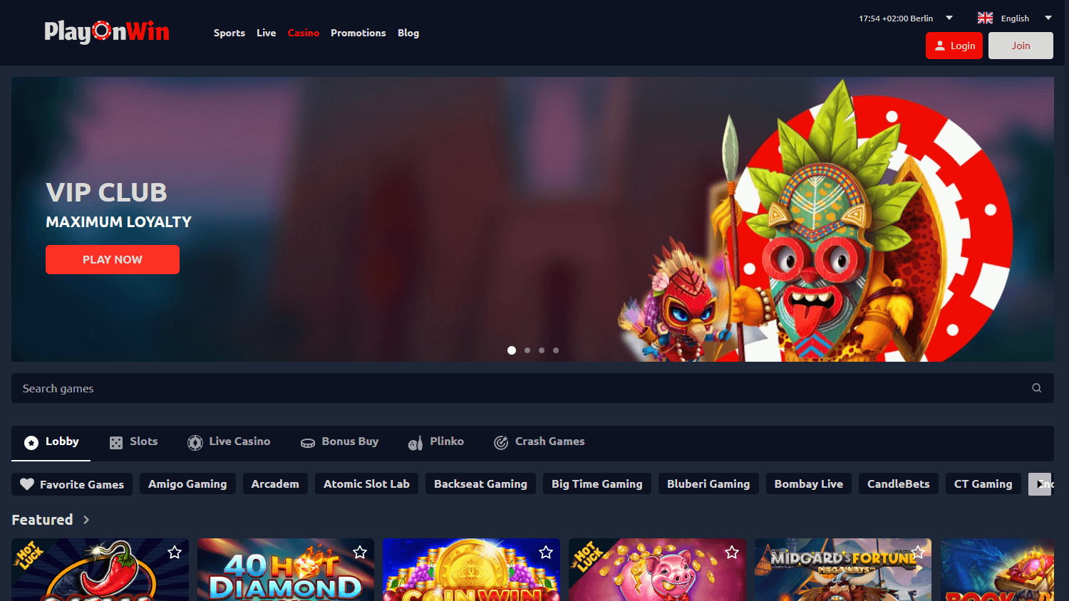 PlayOnWin_Casino_game_gallery_desktop