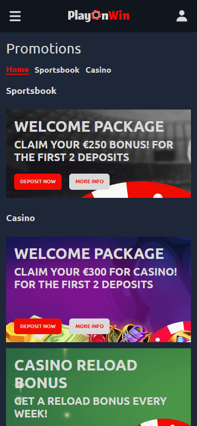 PlayOnWin_Casino_promotions_mobile