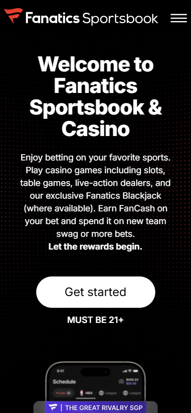 Fanatics_Casino_homepage_mobile